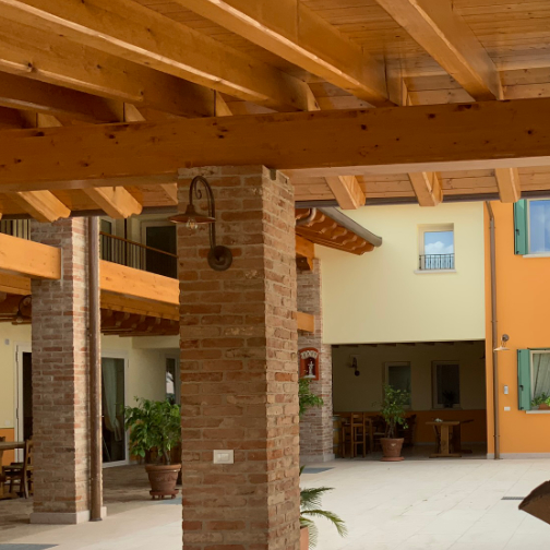 Ingresso accogliente de La Casa di Luisa, B&B per eventi e Fiera Franca di Cittadella.